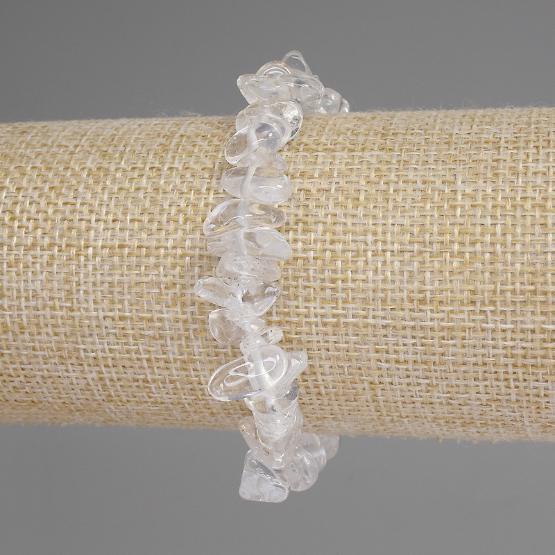 Náramek z horského křišťálu – drobinka 18 cm