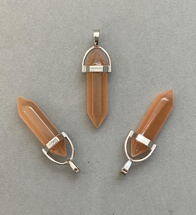 Přívěšek Kočičí oko – šestiúhelníková krystalová kulička 8×31×41 mm+