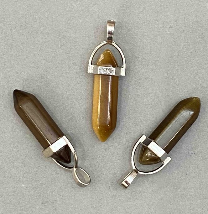 Přívěsek Kočičí oko – šestiúhelníkový krystal