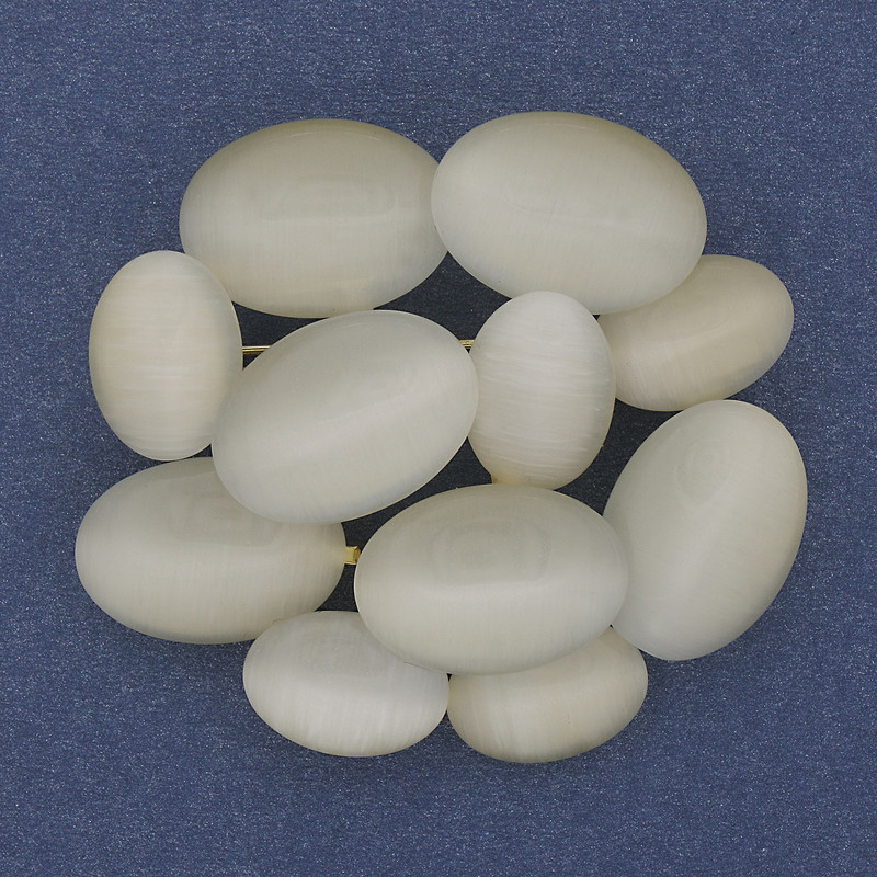 Brož-přívěšek Akcent se šedým kočičím okem