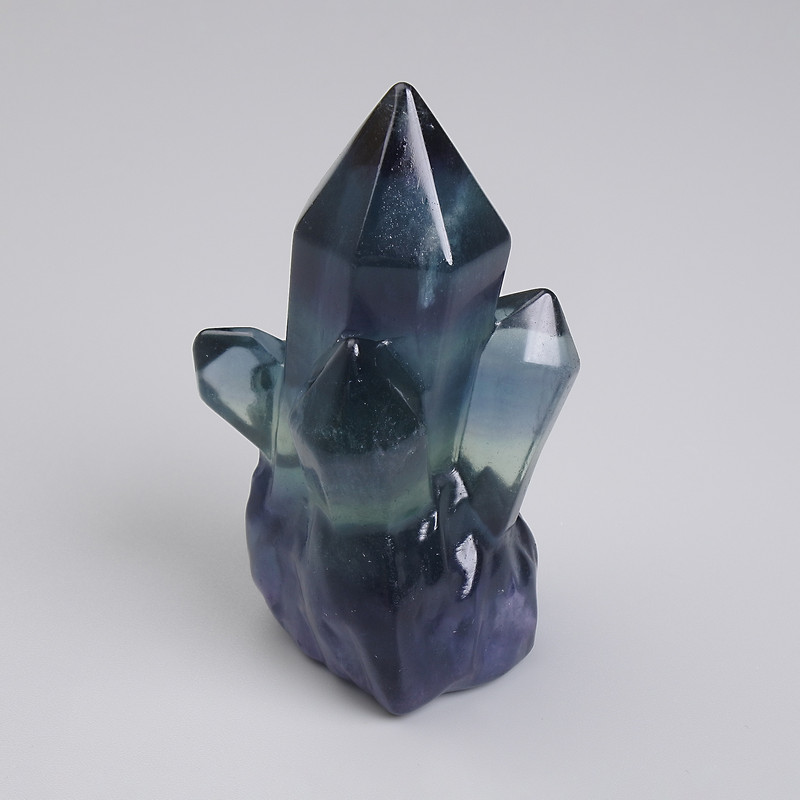 Сувенірний натуральний камінь Флюорит, діаметр 40х27мм+- (ціна за 1 шт)