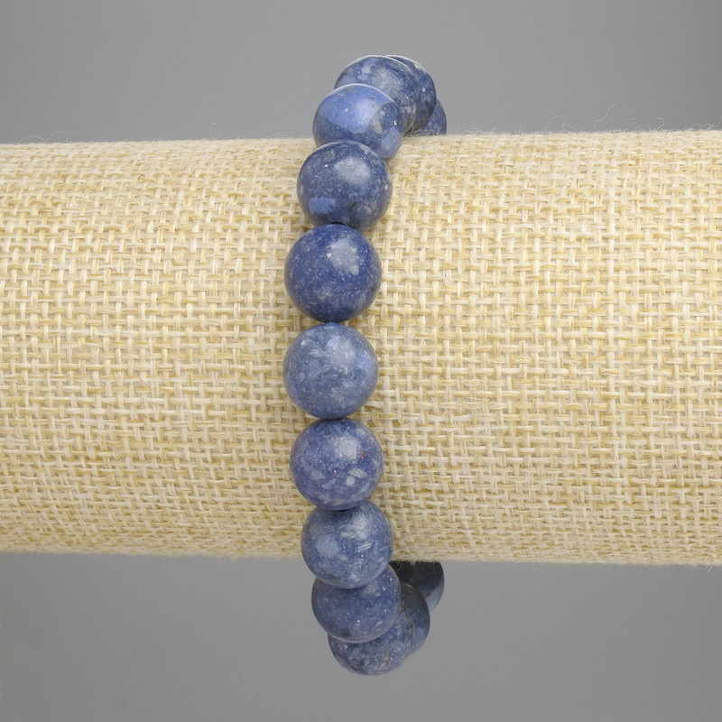 Náramek z houbičkového korálu – hladké kuličky 10,5 mm, délka 18 cm, pružný