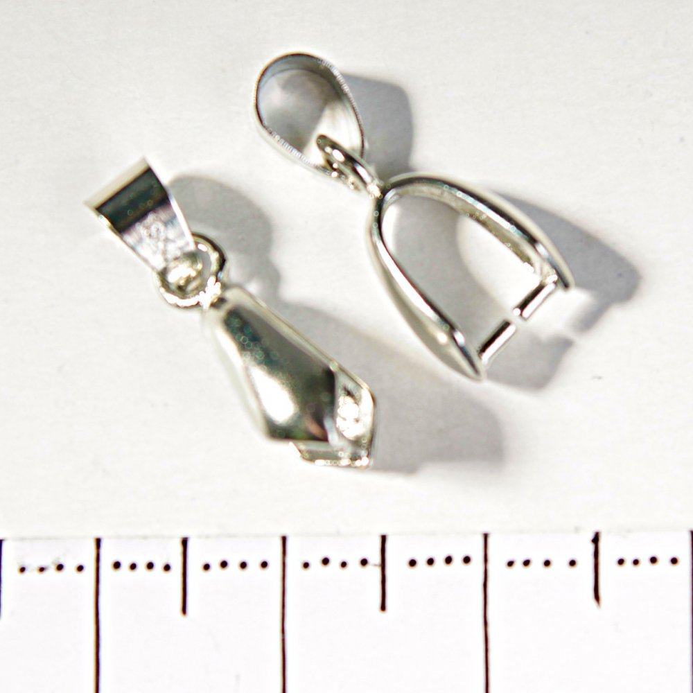 Přívěšek s kolíkem a základnou pro šňůru, hladký, velký 20 mm, balení 20 ks