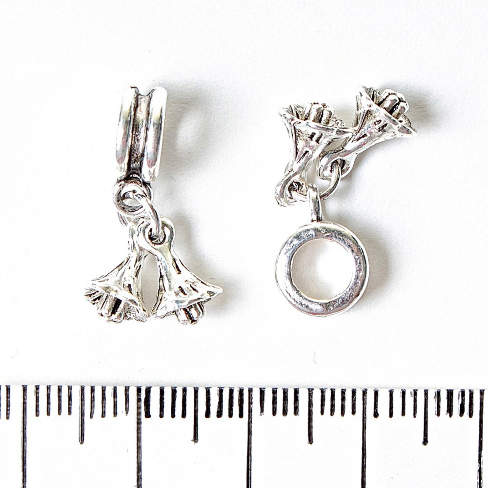 Kovové komponenty pro bižuterii 20 mm, balení 5 ks