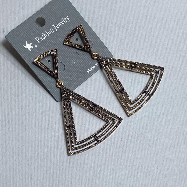 Dlouhé večerní náušnice, délka 6,5 cm