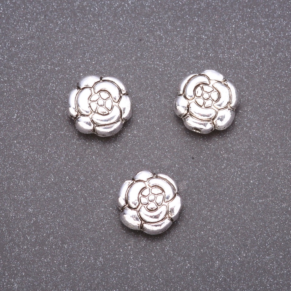 Šperkařské komponenty – korálková vložka d11×5 mm, vnitřní průměr 4 mm, balení 20 g ± 10 ks