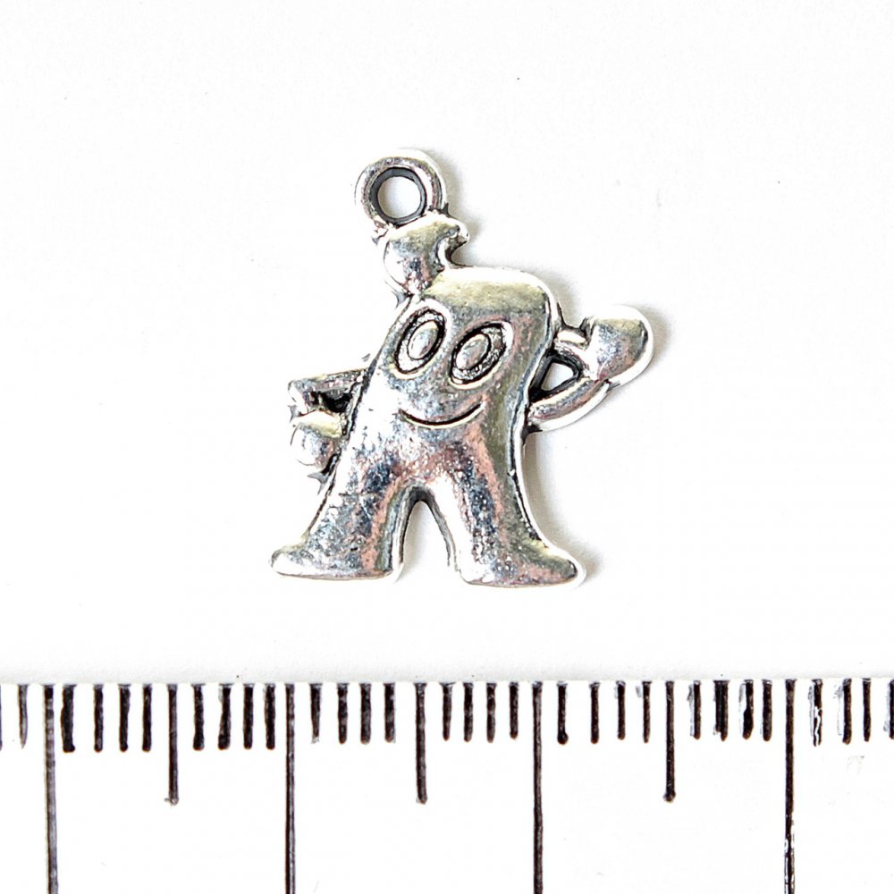 Kovové komponenty pro šperky d 18×14 mm, balení 20 g ± 11 ks