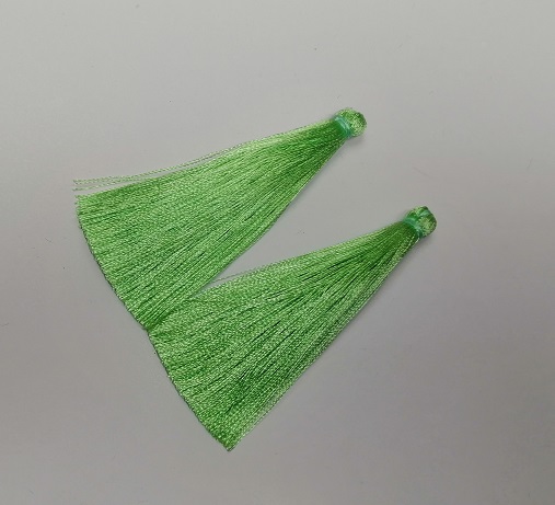 Přípravek pro ruční tvorbu – Štětka 'Máta', délka 7 cm, průměr 7 mm, pár