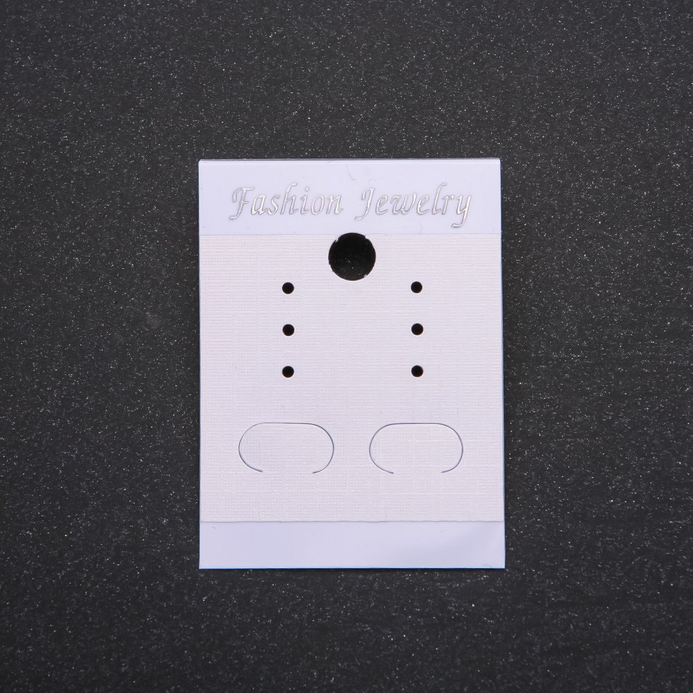 Kartička na náušnice 5×3 cm, 7 cm, 100 ks