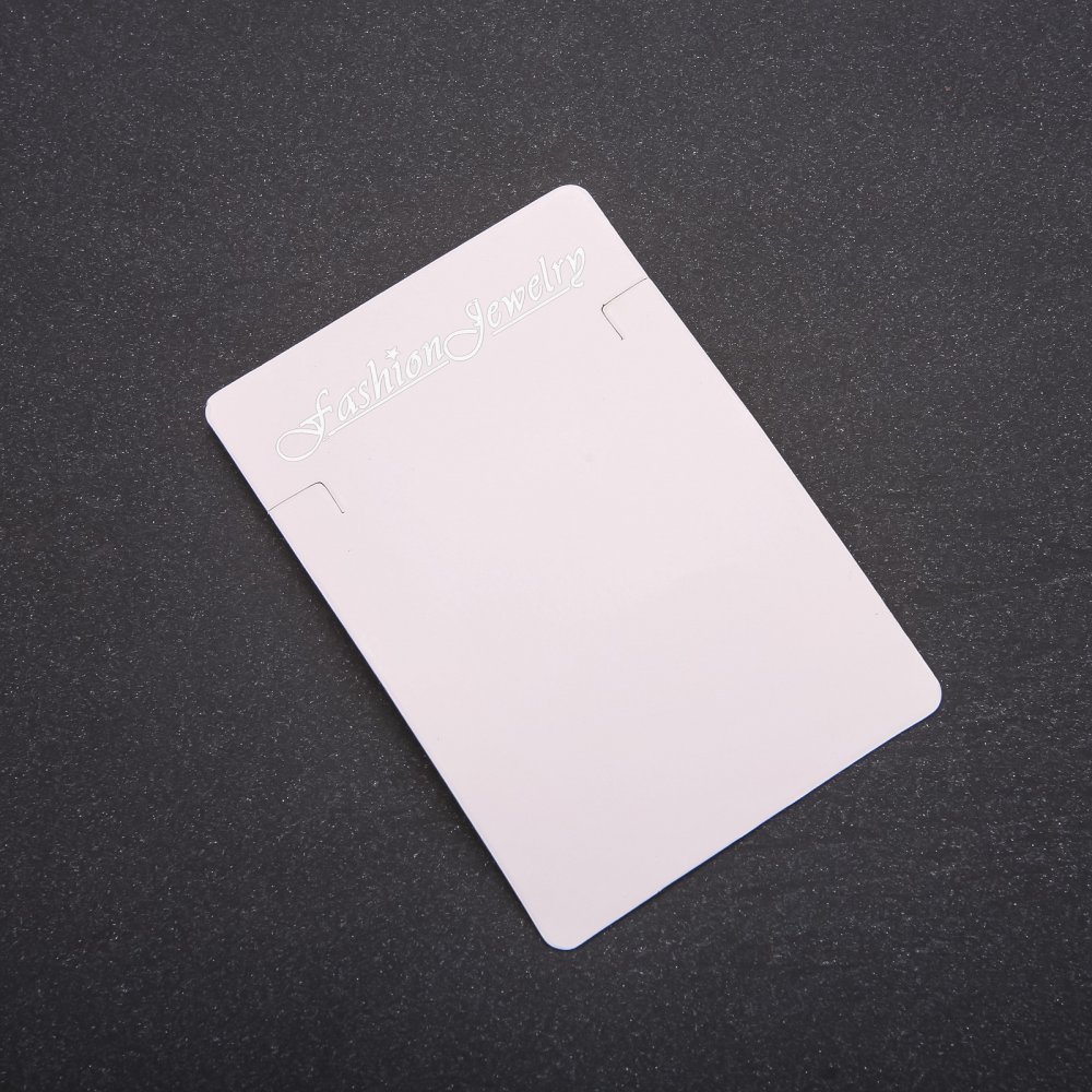 Kartónová kartička pod řetízek 9×6 cm, balení 100 ks