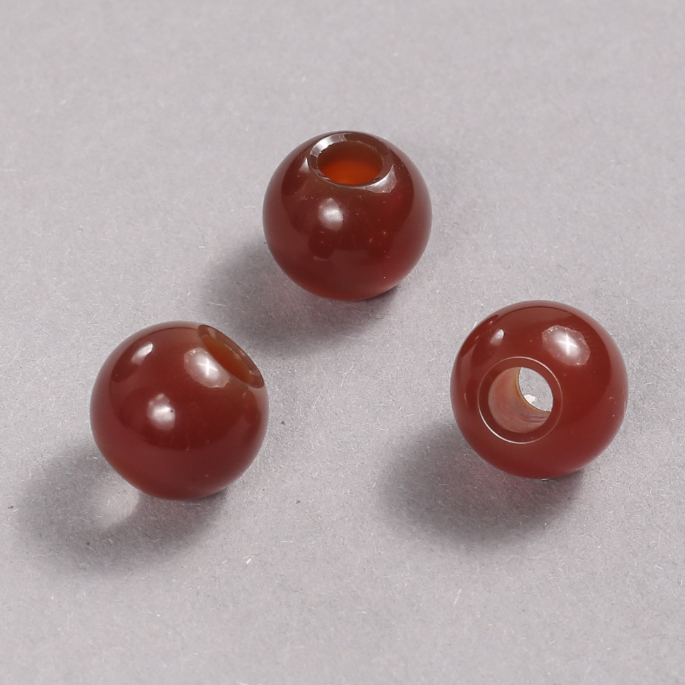 Pandora korálek z karneolu 14×12 mm + -, průměr díry 5,5 mm +