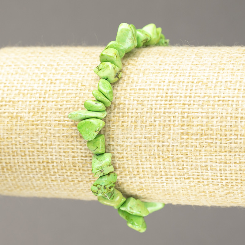 Браслет на гумці Говлит тонований крихта, діаметр 6мм+